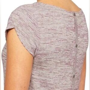 NWT market & spruce bravyan button back detail knit top